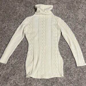 Elegant Cream Turtleneck Sweater